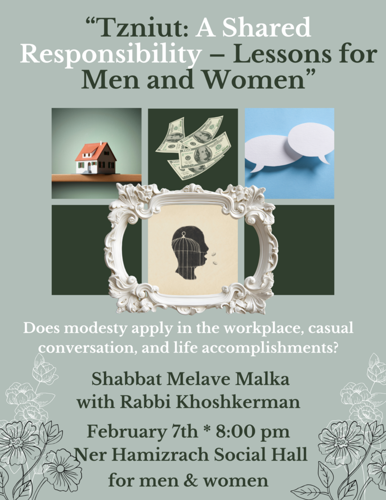 Tzniut - A Shared Responsibility